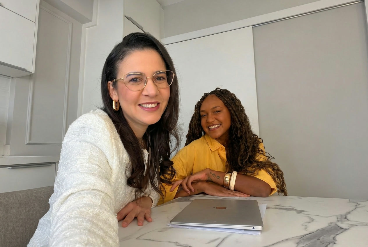 Jessilane Alves com a Dra. Manoela Souza